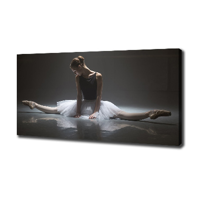 Cuadro canvas moderno de gran formato horizontal Bailarina
