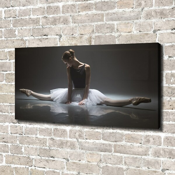Cuadro canvas moderno de gran formato horizontal Bailarina