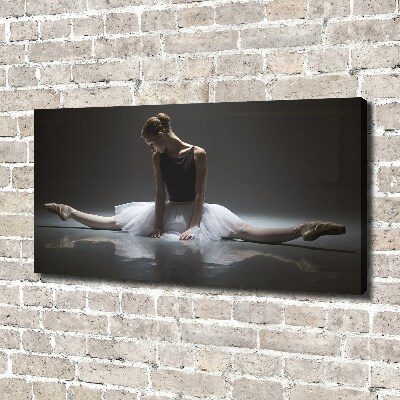 Cuadro canvas moderno de gran formato horizontal Bailarina