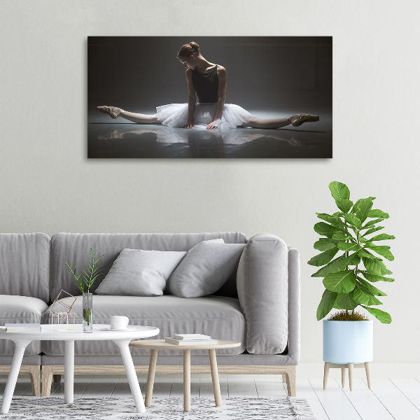 Cuadro canvas moderno de gran formato horizontal Bailarina