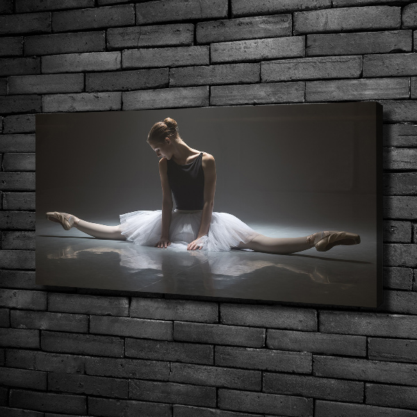 Cuadro canvas moderno de gran formato horizontal Bailarina