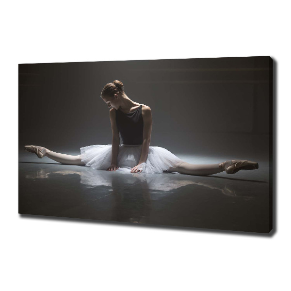 Cuadro canvas moderno de gran formato horizontal Bailarina