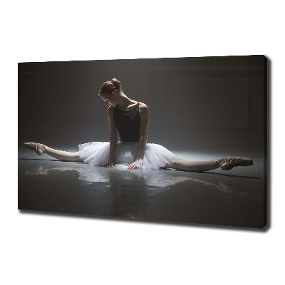 Cuadro canvas moderno de gran formato horizontal Bailarina