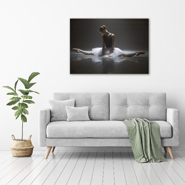 Cuadro canvas moderno de gran formato horizontal Bailarina