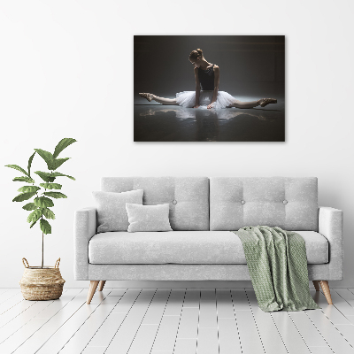 Cuadro canvas moderno de gran formato horizontal Bailarina