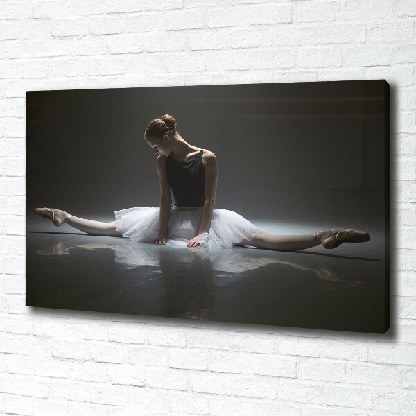 Cuadro canvas moderno de gran formato horizontal Bailarina