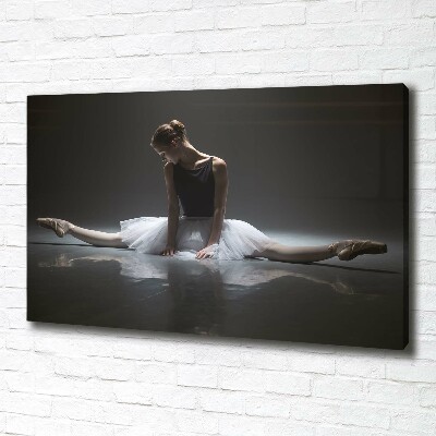 Cuadro canvas moderno de gran formato horizontal Bailarina