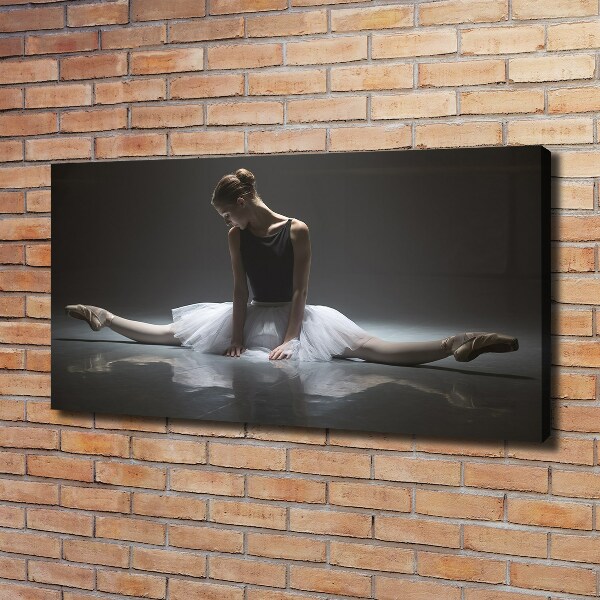 Cuadro canvas moderno de gran formato horizontal Bailarina