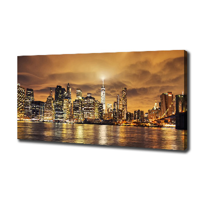 Cuadro canvas con impresión uv duradera horizontal Manhattan Nueva York