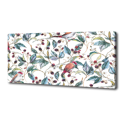 Foto obraz na płótnie Jeżyna i ptaki