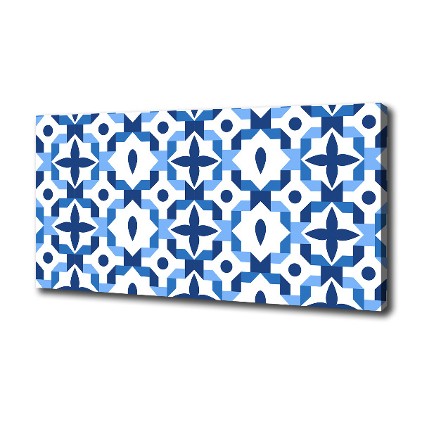 Cuadro canvas con impresión uv duradera horizontal Fondo geométrico