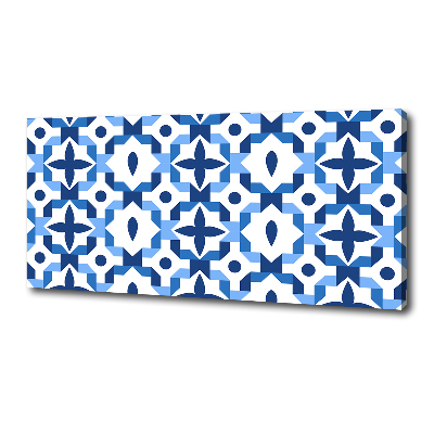 Cuadro canvas con impresión uv duradera horizontal Fondo geométrico