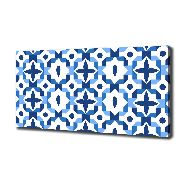 Cuadro canvas con impresión uv duradera horizontal Fondo geométrico