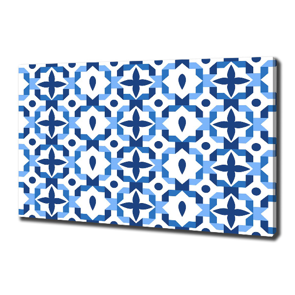 Cuadro canvas con impresión uv duradera horizontal Fondo geométrico