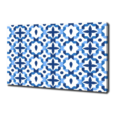 Cuadro canvas con impresión uv duradera horizontal Fondo geométrico