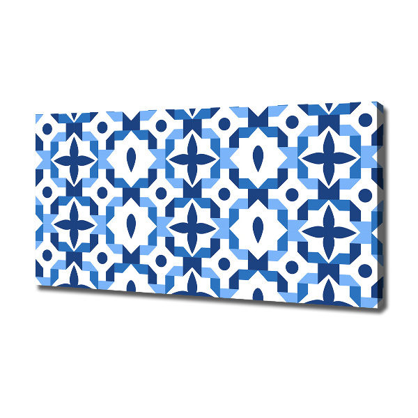 Cuadro canvas con impresión uv duradera horizontal Fondo geométrico