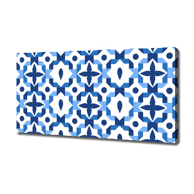 Cuadro canvas con impresión uv duradera horizontal Fondo geométrico