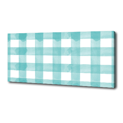 Cuadro canvas moderno de gran formato horizontal cuadros azules