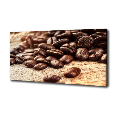 Cuadro canvas con impresión uv duradera horizontal Granos de café