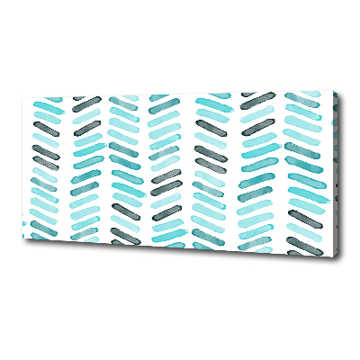 Cuadro canvas con impresión uv duradera horizontal Espiga azul