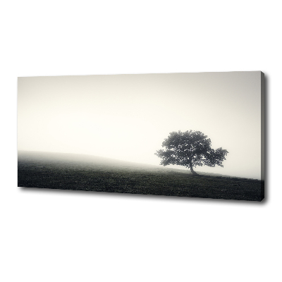 Cuadro canvas con impresión uv duradera horizontal Árbol solitario
