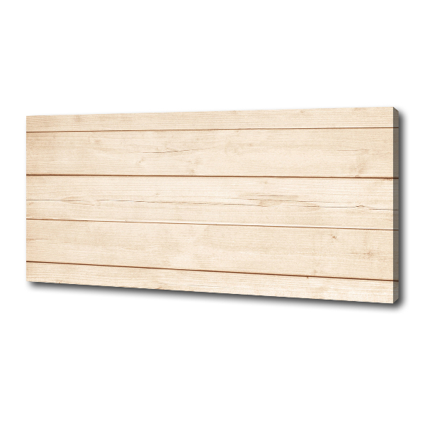 Cuadro canvas moderno de gran formato horizontal Fondo de madera