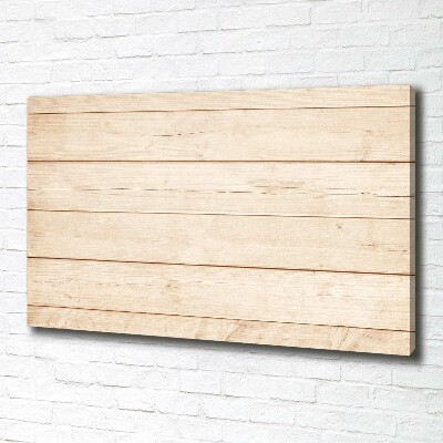 Cuadro canvas moderno de gran formato horizontal Fondo de madera
