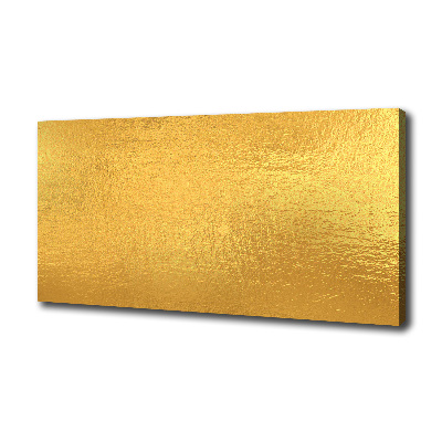 Foto en lienzo con acabado profesional horizontal Fondo de lámina de oro