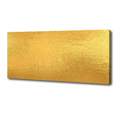 Foto en lienzo con acabado profesional horizontal Fondo de lámina de oro
