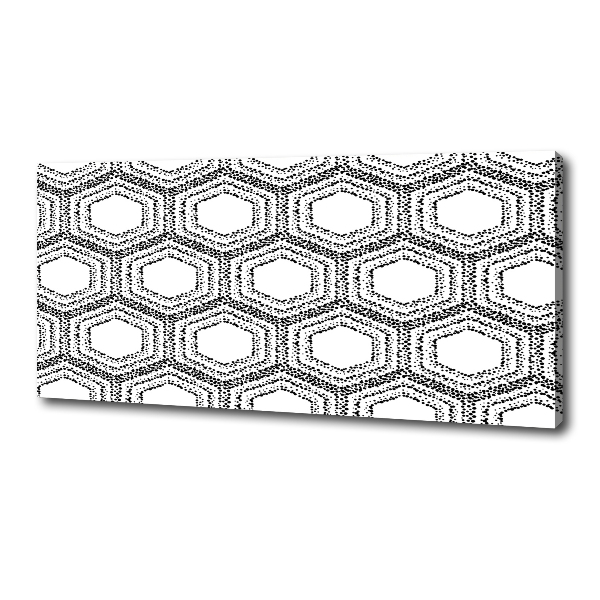 Fotocuadro en lienzo de alta calidad horizontal Fondo geométrico