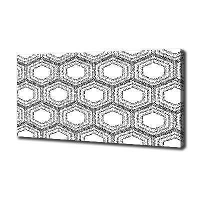 Fotocuadro en lienzo de alta calidad horizontal Fondo geométrico