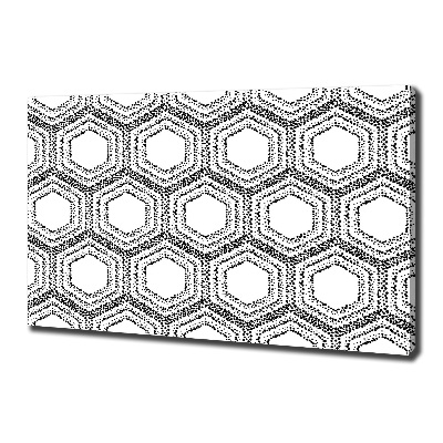 Fotocuadro en lienzo de alta calidad horizontal Fondo geométrico