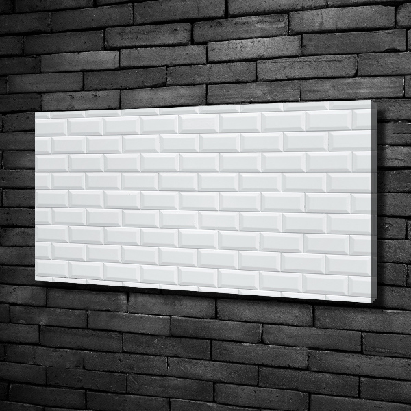 Cuadro canvas con impresión uv duradera horizontal pared de cerámica