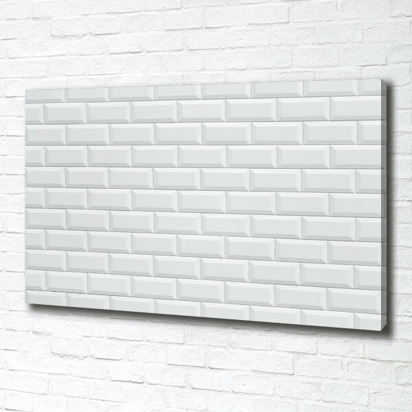 Cuadro canvas con impresión uv duradera horizontal pared de cerámica