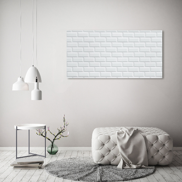 Cuadro canvas con impresión uv duradera horizontal pared de cerámica