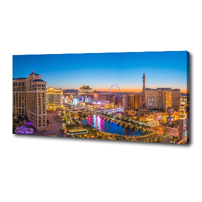 Cuadro canvas con impresión uv duradera horizontal Las Vegas, EE. UU.