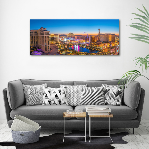 Cuadro canvas con impresión uv duradera horizontal Las Vegas, EE. UU.