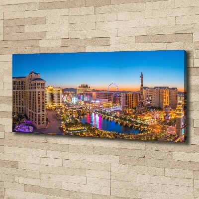 Cuadro canvas con impresión uv duradera horizontal Las Vegas, EE. UU.