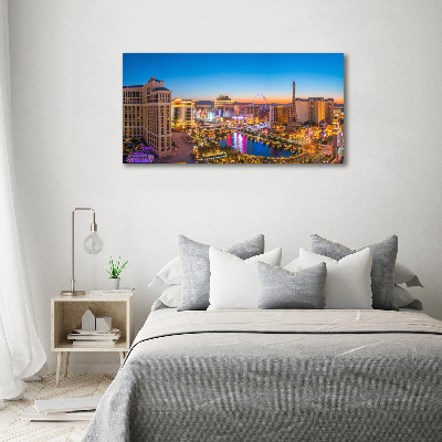 Cuadro canvas con impresión uv duradera horizontal Las Vegas, EE. UU.