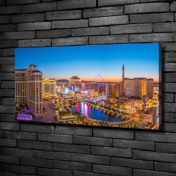 Cuadro canvas con impresión uv duradera horizontal Las Vegas, EE. UU.
