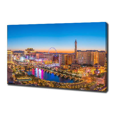 Cuadro canvas con impresión uv duradera horizontal Las Vegas, EE. UU.