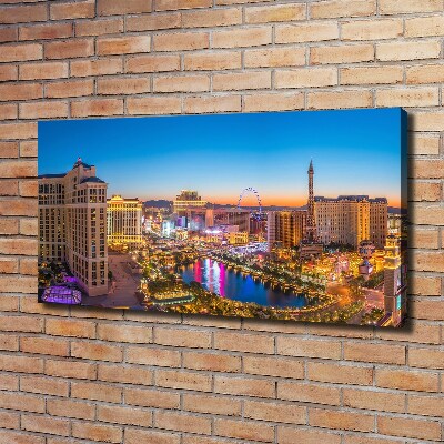 Cuadro canvas con impresión uv duradera horizontal Las Vegas, EE. UU.