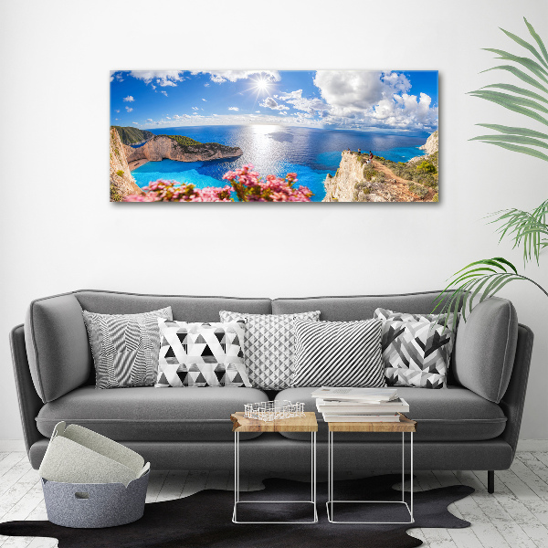 Cuadro canvas con impresión uv duradera horizontal Zante, Grecia