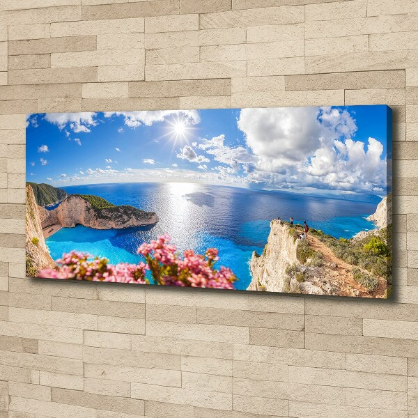 Cuadro canvas con impresión uv duradera horizontal Zante, Grecia