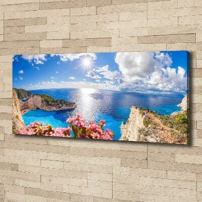 Cuadro canvas con impresión uv duradera horizontal Zante, Grecia