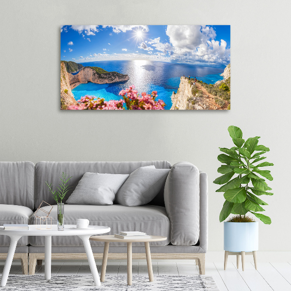 Cuadro canvas con impresión uv duradera horizontal Zante, Grecia