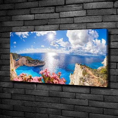 Cuadro canvas con impresión uv duradera horizontal Zante, Grecia