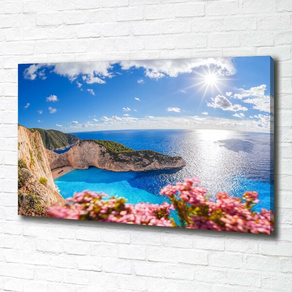 Cuadro canvas con impresión uv duradera horizontal Zante, Grecia