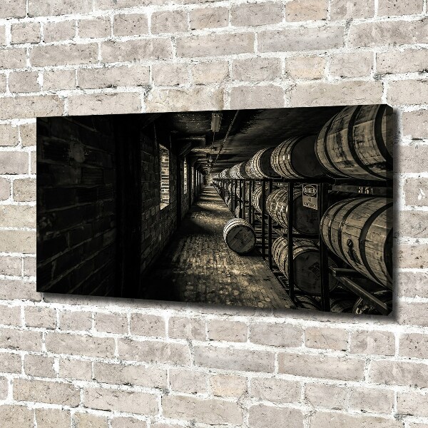 Foto en lienzo con acabado profesional horizontal Barriles de bourbon