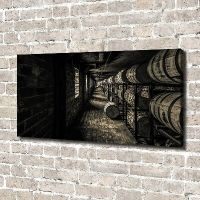 Foto en lienzo con acabado profesional horizontal Barriles de bourbon